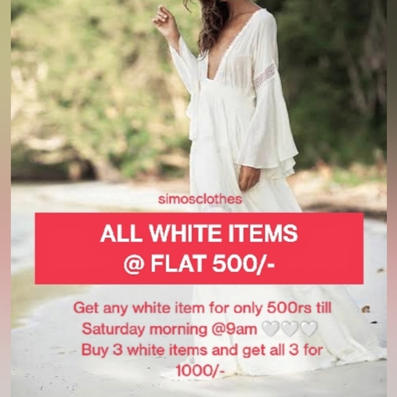 ✨🤍ALL WHITE LOVE🤍✨ - Picture 2 of 2